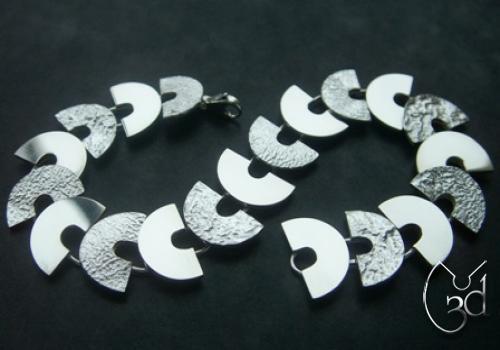 Silver Segment Bracelet - BL16